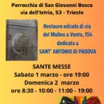 Locandina Restauro Edicola di Sant'Antonio - Trieste